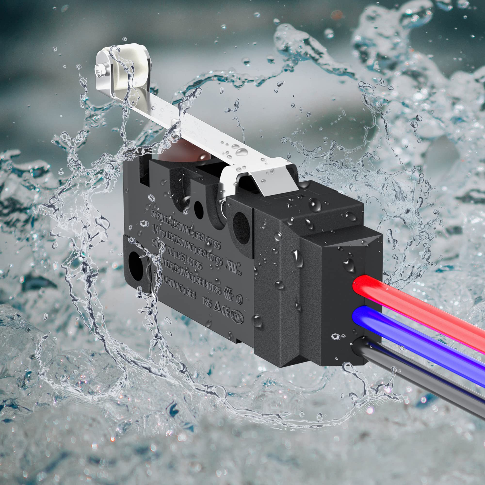 Joinfworld Waterproof Micro Limit Switch with Long Straight